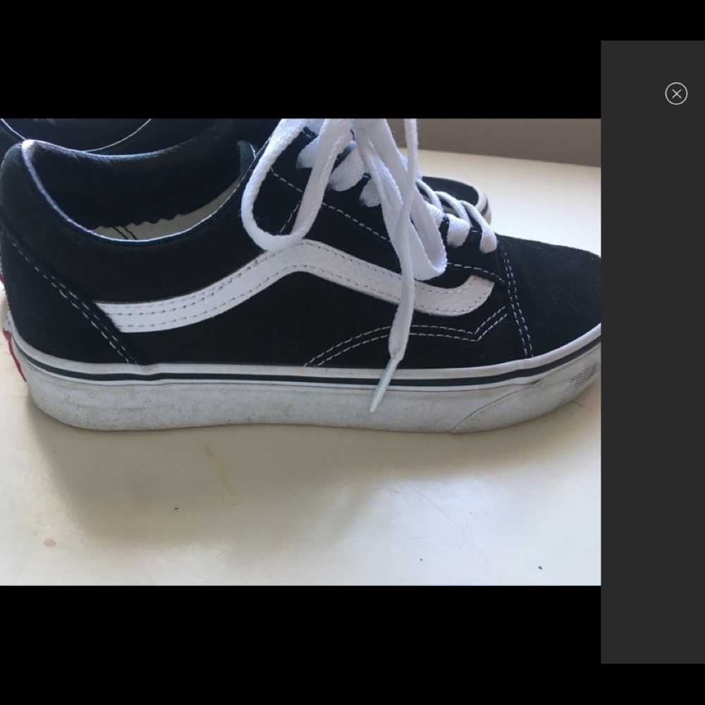 Old Skool Vans US 4 UK size 3 Big Kids size 4 ISO